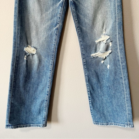 MOTHER Superior The Rambler Ankle Jeans Holy Melancholy Wash Size 25 Distressed - Picture 8 of 16